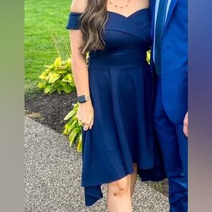 Off the shoulder formal dress